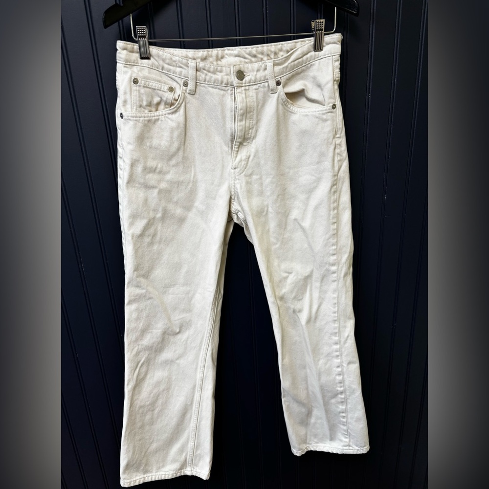 White Women's Straight-Leg Jeans